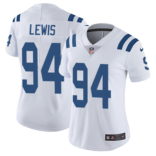 Indianapolis Colts #94 Limited Tyquan Lewis White Nike NFL Road Women Vapor Untouchable jerseys->youth nfl jersey->Youth Jersey
